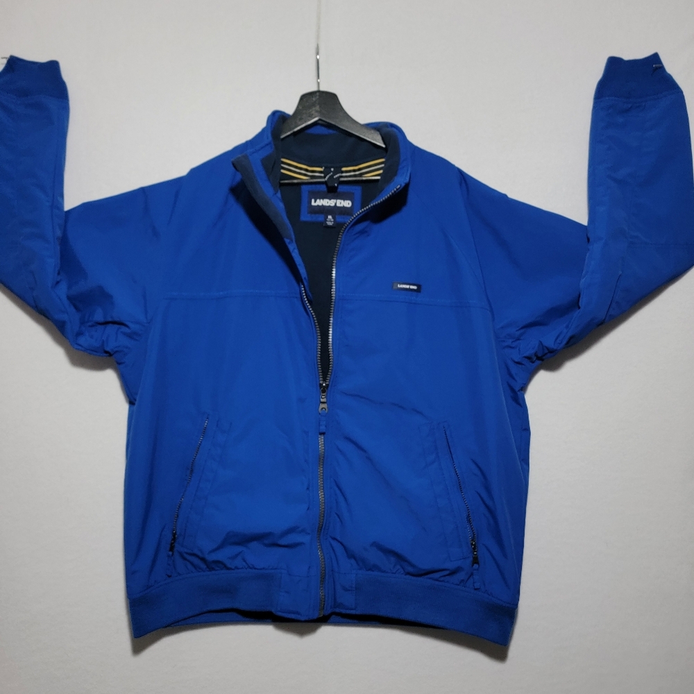 LANDS END Original Squall‎ Jacket in Royal Blue Size XL